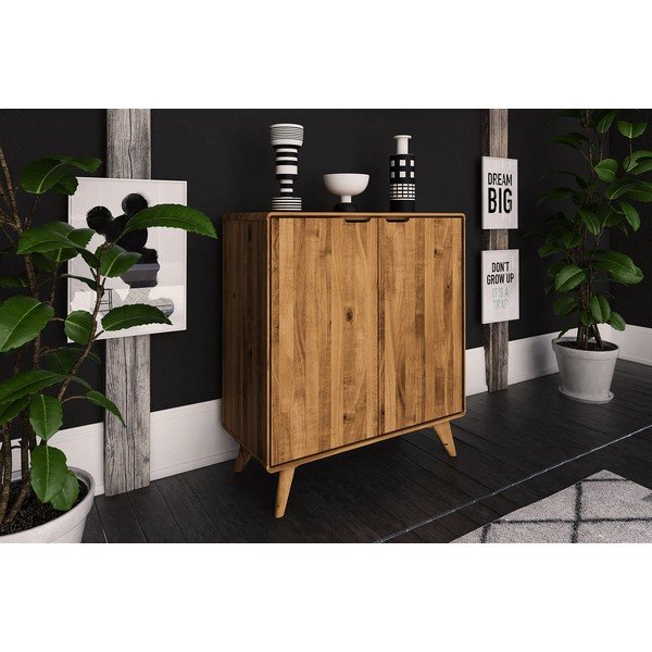 Augsta ozolkoka kumode 90x92 cm Greg – The Beds-image-4