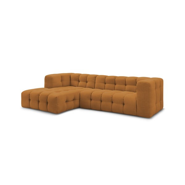 Okera dzeltens stūra dīvāns (ar kreiso stūri) Cloud – Bobochic Paris-image-3