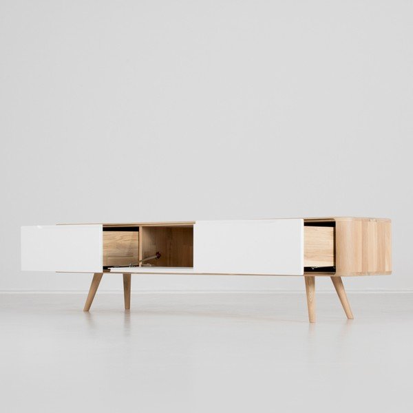 Ozolkoka TV galdiņš Gazzda Ena, 180 x 42 x 45 cm-image-1