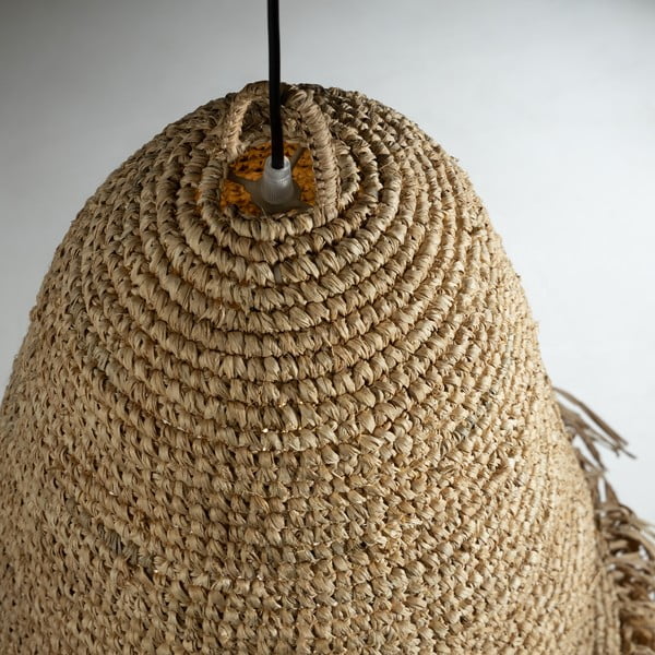 Dabīga toņa abažūrs ø 42 cm Shianne – Kave Home-image-1