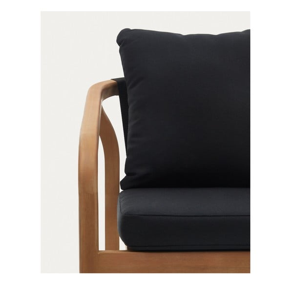 Melni/dabīga toņa pusdienu krēsli (4 gab.) Malaret – Kave Home-image-3