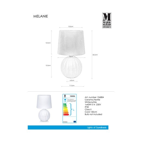 Balta galda lampa Markslöjd Melanie-image-1
