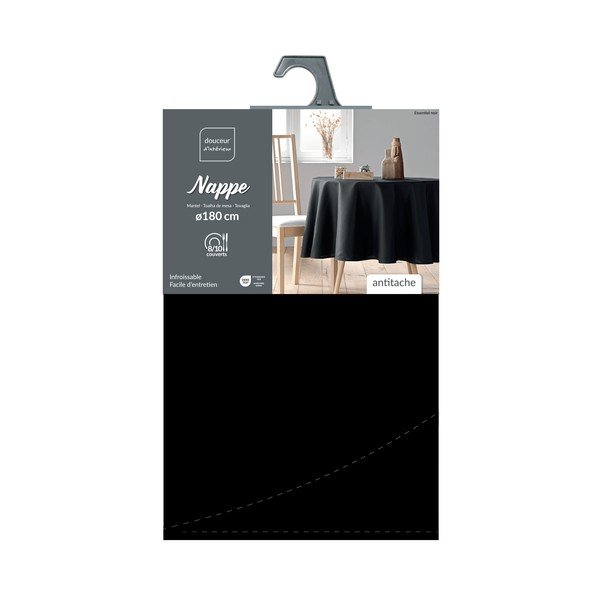 Mazgājams galdauts ø 180 cm Essentiel – douceur d'intérieur-image-2