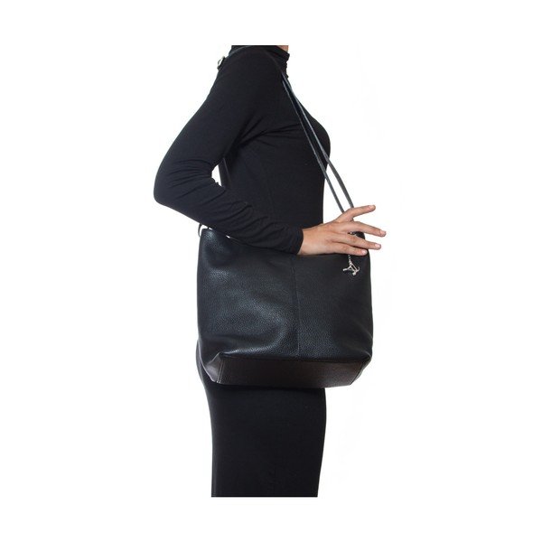 Luisa Vannini ādas rokassoma 1029 Nero-image-4