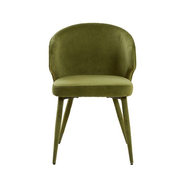 Zaļi polsterēti ēdamistabas krēsli (2 gab.) Kosaka – Light & Living-image-3