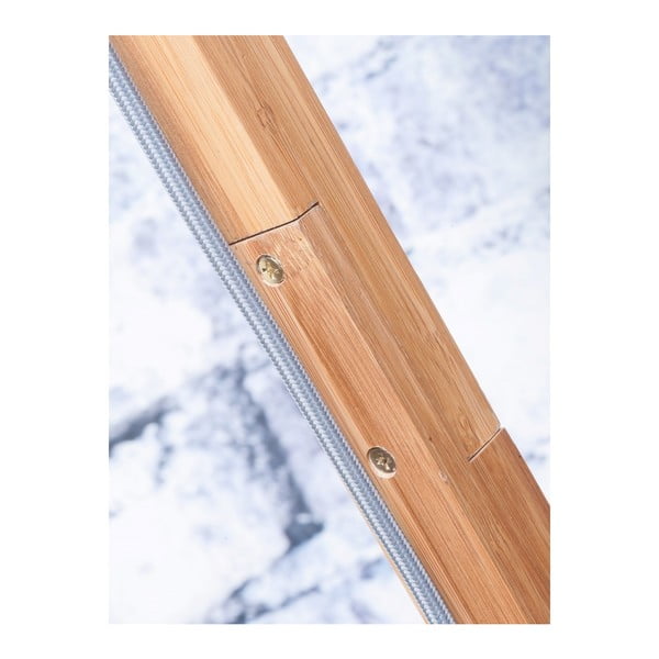 Stāvlampa ar baltu abažūru un bambusa struktūru Good&Mojo Himalaya-image-4