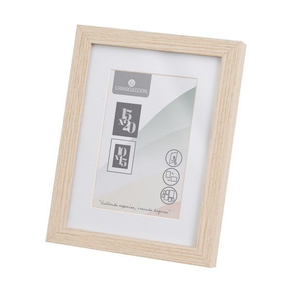 Dabīga toņa stāvošs/piekarināms foto rāmis 17,5x22,5 cm Sencillo – Casa Selección