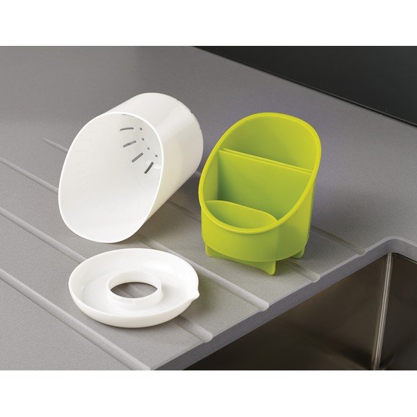 Balti zaļš virtuves piederumu žāvētājs Joseph Joseph Dock-image-4