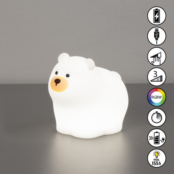 Krēmkrāsas bērnu naktslampiņa Knut – Fischer & Honsel-image-3