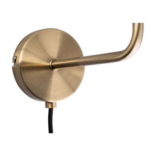 Sienas lampa zelta krāsā Leitmotiv Bonnet, augstums 25 cm-image-3