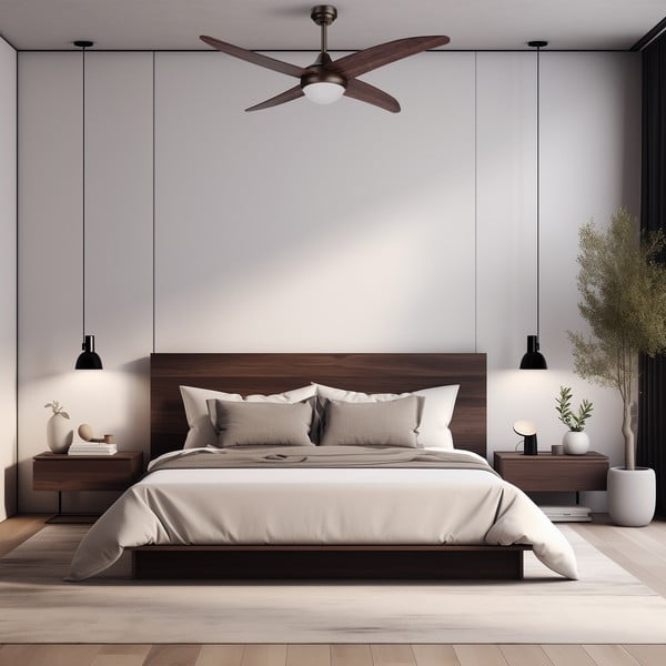 Tumša dabīga toņa LED griestu lampa ø 13 cm Regal – SULION-image-1