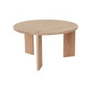 Dabīga toņa ozola masīvkoka apaļš žurnālgaldiņš ø 65 cm Oy – OYOY Living Design