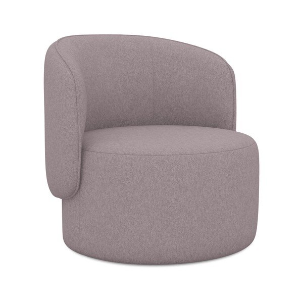 Gaiši violets atpūtas krēsls Ipo – Makamii