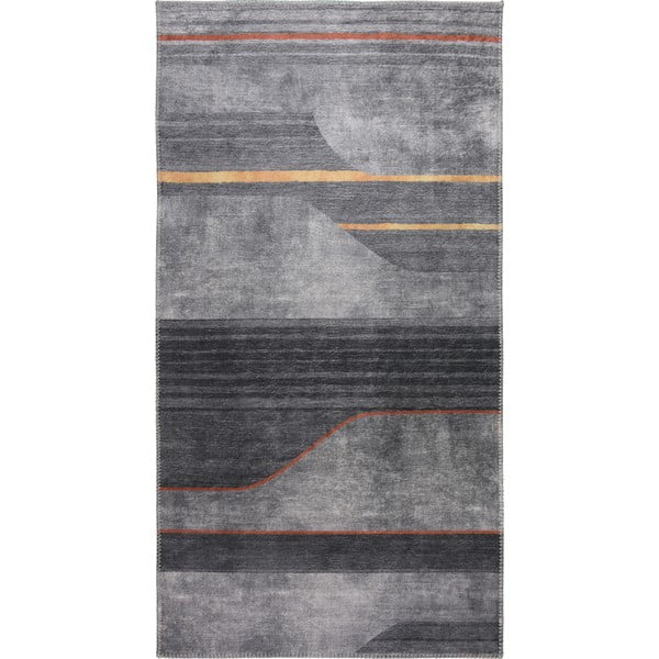Pelēks mazgājams paklājs 50x80 cm – Vitaus