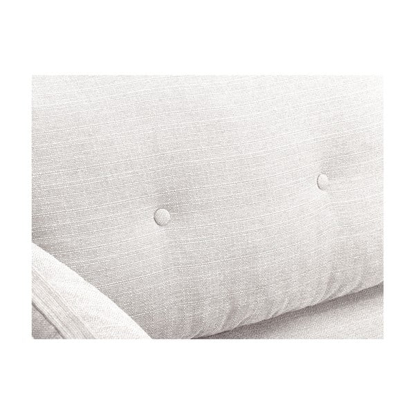 Krēmkrāsas un balts trīsvietīgs dīvāns Mazzini Sofas Elena, ar atpūtas krēslu kreisajā stūrī-image-4
