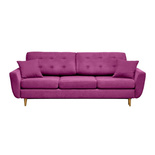Tumši rozā dīvāns trīs personām Cosmopolitan design Barcelona