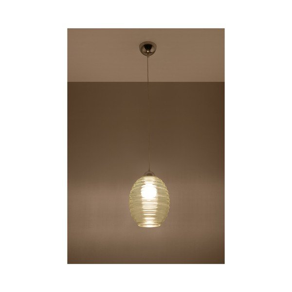 Griestu lampa Sollux Perla Amber-image-1