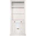 Balts priedes masīvkoka grāmatplaukts 181x31 cm Mille – Støraa