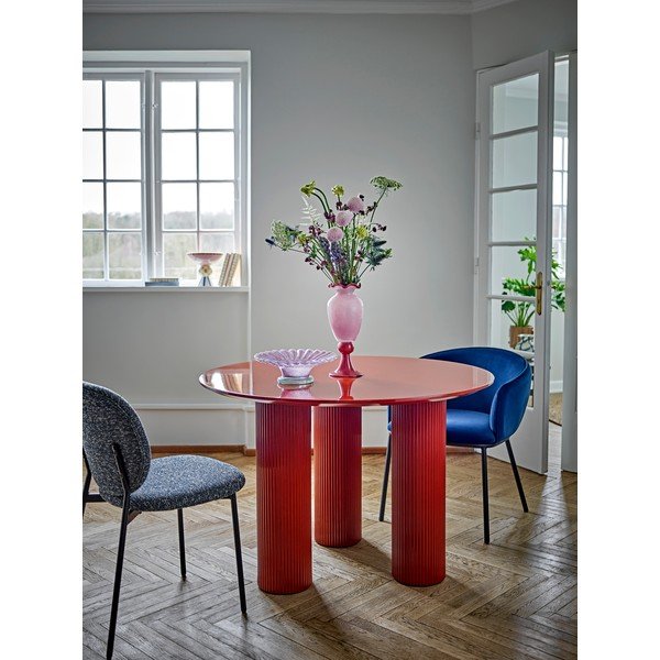 Spīdīgs apaļš ēdamgalds ø 110 cm Della – Bloomingville-image-1