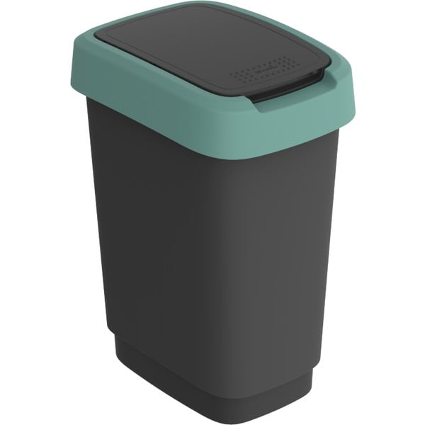 Pārstrādātas plastmasas atkritumu tvertne 10 L Twist – Rotho