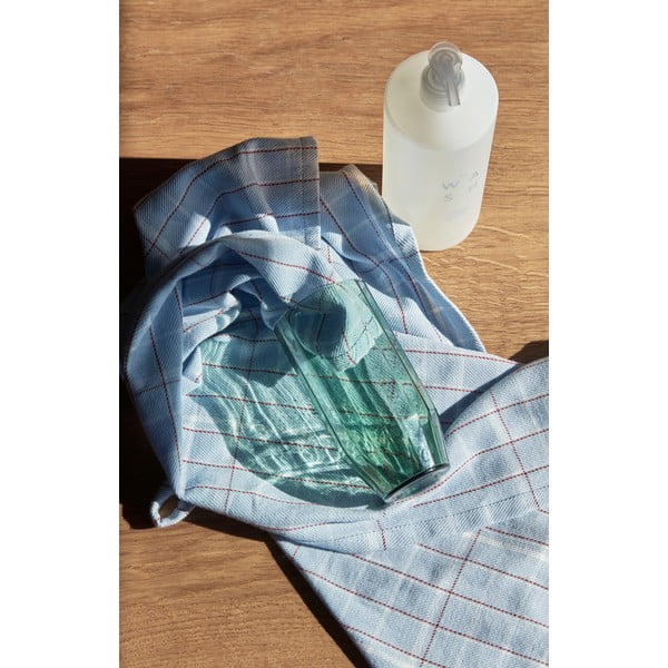 2 zilu kokvilnas dvieļu komplekts Hübsch Stripe, 50 x 70 cm-image-1