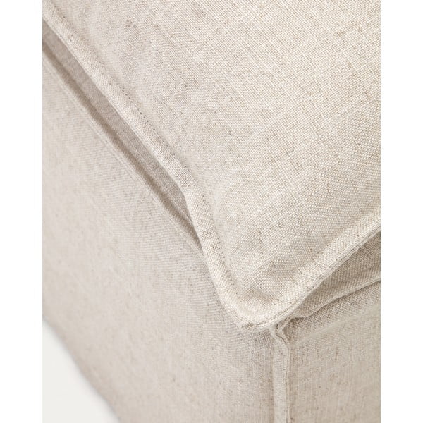 Bēšs pārvalks 80 cm Anarela – Kave Home-image-4