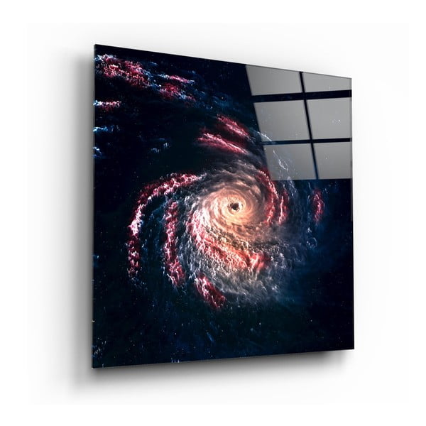 Stikla glezna Insigne Black Hole, 40 x 40 cm