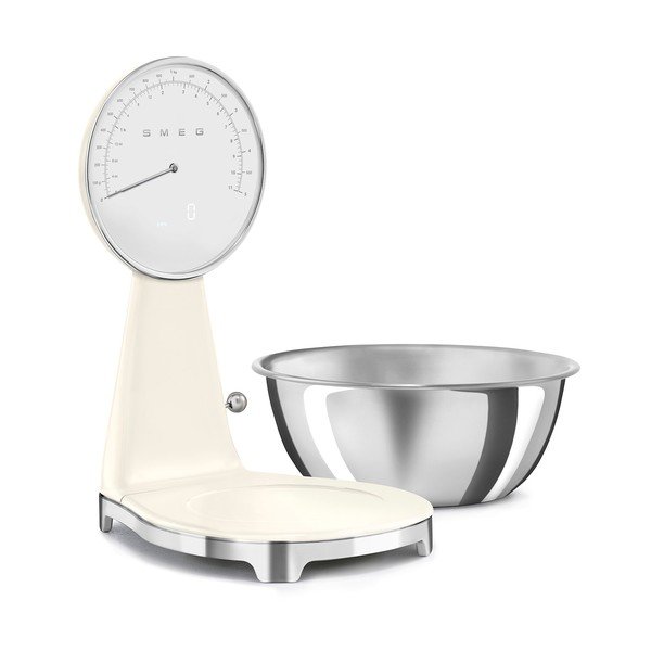 Krēmkrāsa plastmasa digitālie virtuves svari – SMEG-image-3