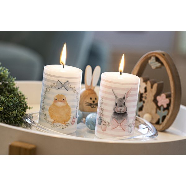 Lieldienu svece Unipar Magic Easter, degšanas laiks 40 stundas-image-1