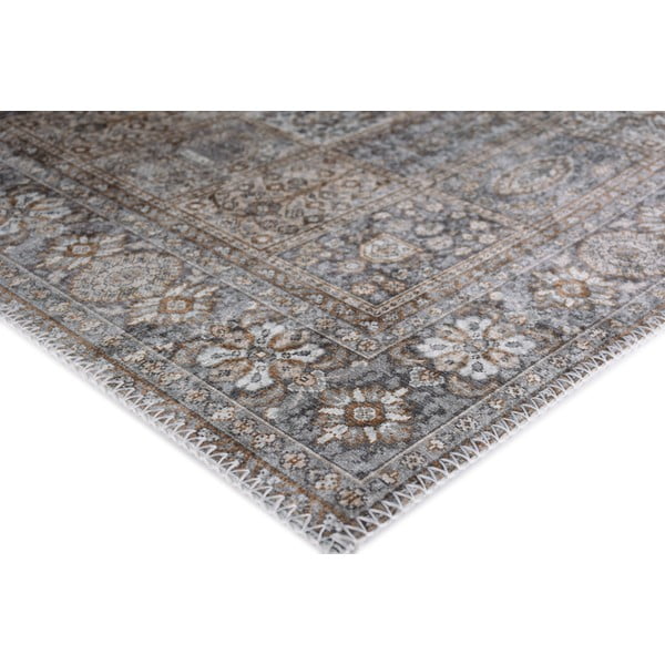 Pelēks mazgājams paklājs 80x150 cm Vintage Orient – Vitaus-image-2