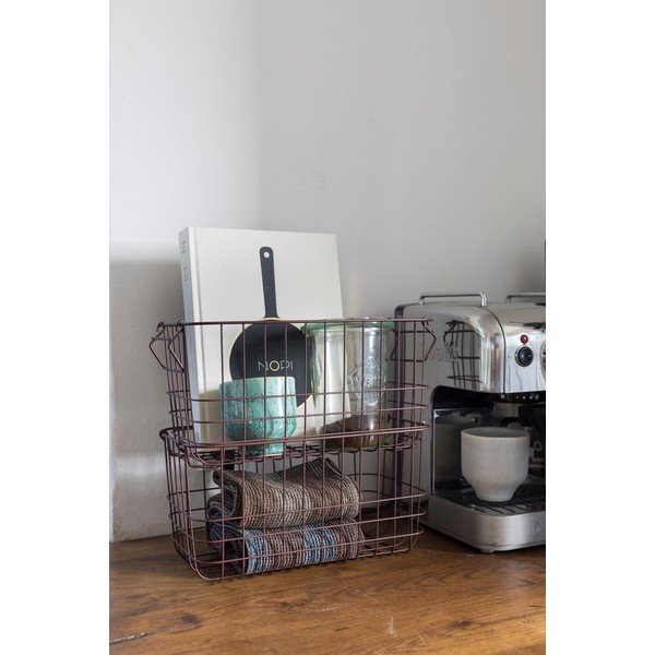 Stiepļu metāla uzglabāšanas grozs 31x16,5x16 cm Store-It – Mette Ditmer Denmark-image-1