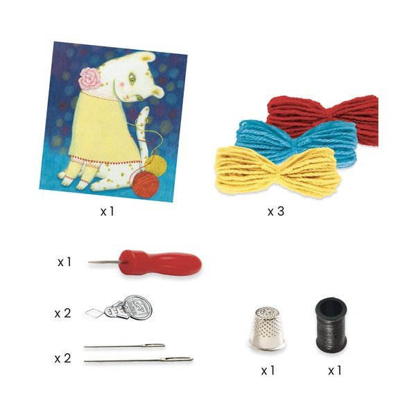 Izšūšanas bildes Djeco Cat-image-1