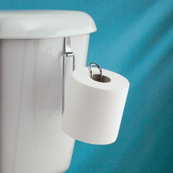 Nerūsējošā tērauda tualetes papīra turētājs iDesign Roll-image-1