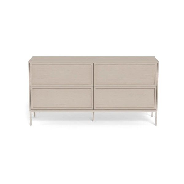 Pelēka melamīna kumode 157x80x40 cm Palmdale – Actona-image-3