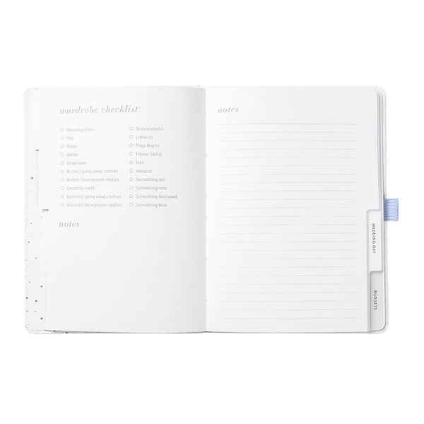 Balta kāzu piezīmju grāmatiņa Busy B To Do-image-3