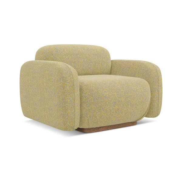 Dzeltens atpūtas krēsls Ailani – Makamii