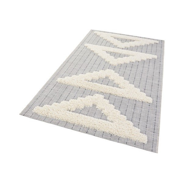 Pelēks paklājs Mint Rugs Handira Trīsstūri, 170 x 115 cm-image-1