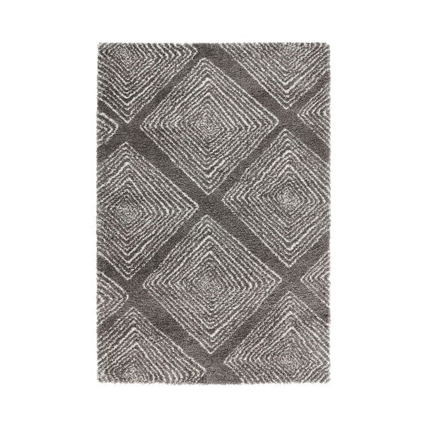 Tumši pelēks paklājs Mint Rugs Allure Grey II, 120 x 170 cm
