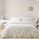 Bēša/krēmkrāsas vienvietīga flaneļa gultas veļa 135x200 cm – Catherine Lansfield