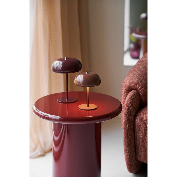 Bordo metāla galda lampa (augstums 23 cm) Margate – House Nordic-image-1