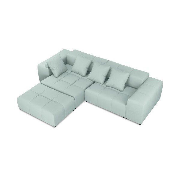 Zaļš stūra dīvāns (maināms stūris) Rome – Cosmopolitan Design -image-3