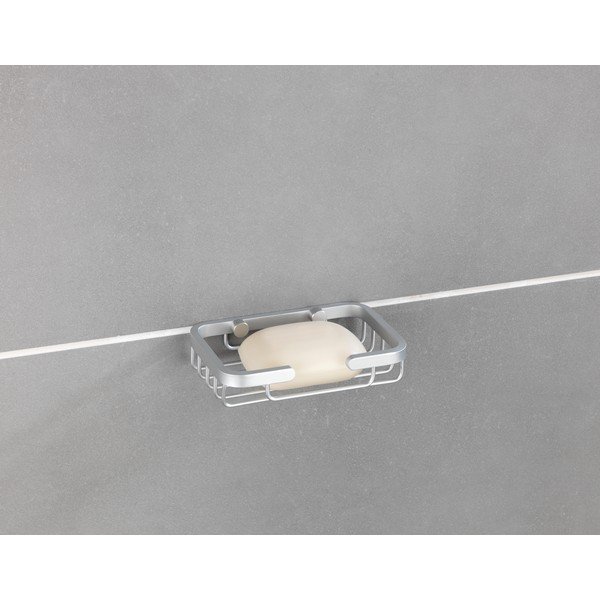 Sienas ziepju dozators sudraba krāsā Wenko Gomo-image-4