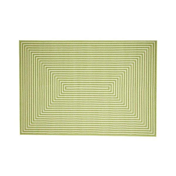Zaļš āra paklājs Floorita Braid, 200 x 285 cm-image-1