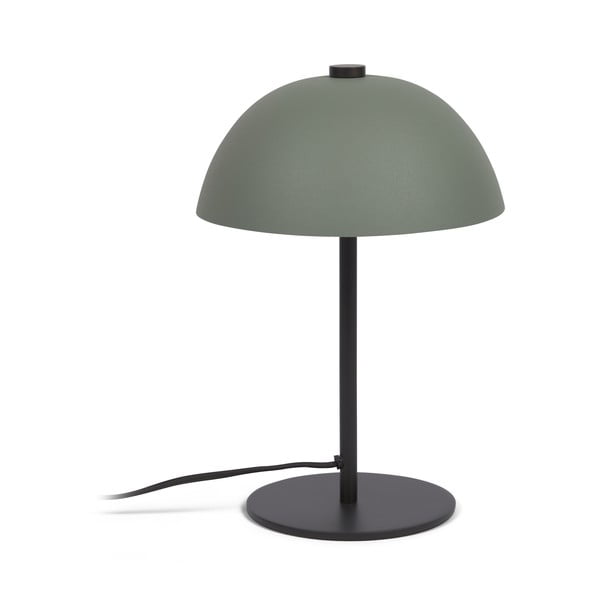 Zaļa galda lampa ar metāla abažūru (augstums 33 cm) Aleyla – Kave Home