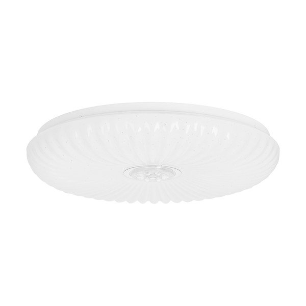 Balta LED griestu lampa ar tālvadību/ar regulējamu spilgtumu 38x38 cm Perola – Candellux Lighting-image-2