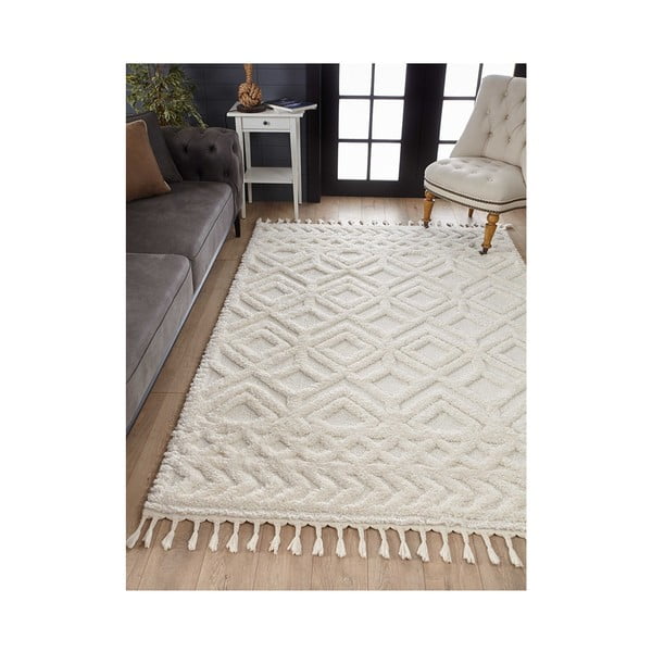 Bēšs paklājs 170x120 cm Shaggy - Mila Home-image-1