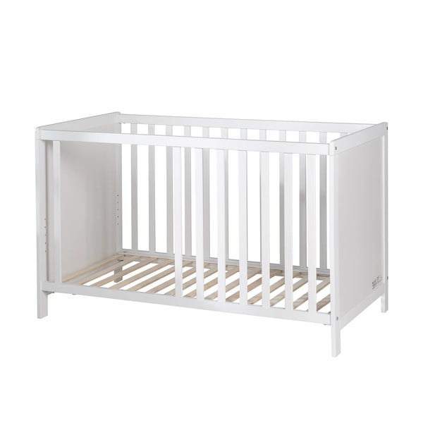 Balta bērnu gultiņa 60x120 cm – Roba-image-3