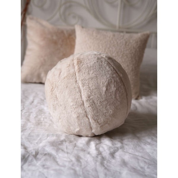 Mikroplīša dekoratīvais spilvens ø 25 cm Top – Mioli Decor-image-2