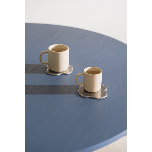 Sudraba krāsas metāla paliktņi (4 gab.) Plama – noo.ma-image-1