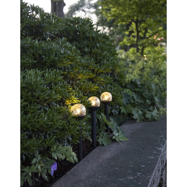 3 āra LED lampu komplekts ar saules baterijām Star Trading Roma, augstums 23 cm-image-4
